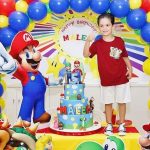 Birthday Celebration with Super Mario Theme