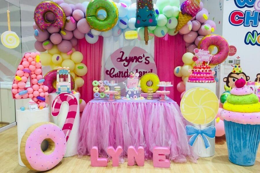 Sweet Celebration: Candyland Theme Birthday Party Decorations