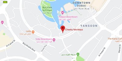 Cheeky Monkeys JBR Marina Location