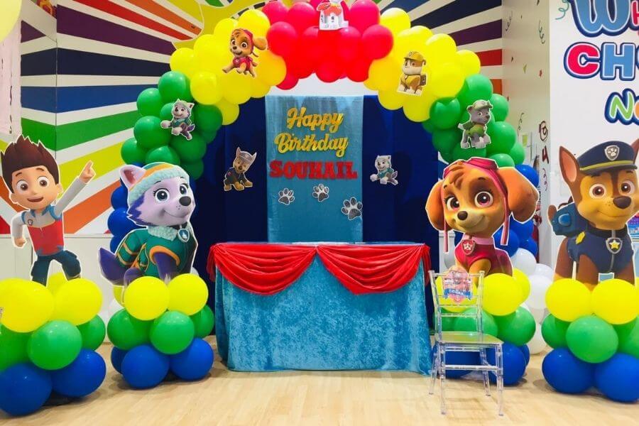 Decoration With Paw Patrol Characters