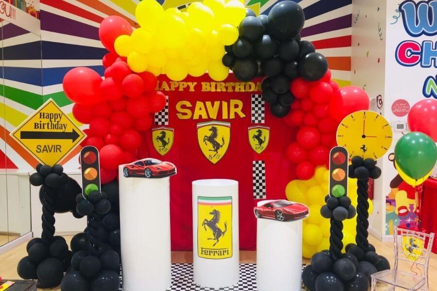 Ferrari Theme Stage Decoration