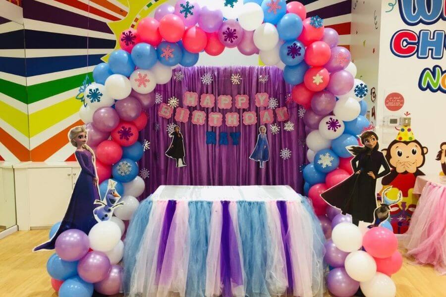 Frozen Theme Birthday party Stage Decoration