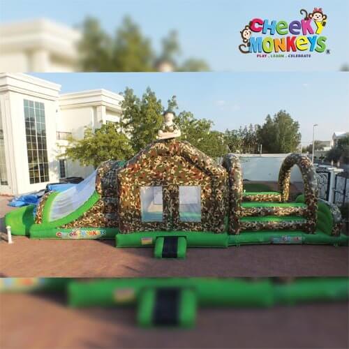 Kids Birthday Party Army Obstacle Course