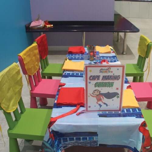 Kids Birthday Party Cape Making Station