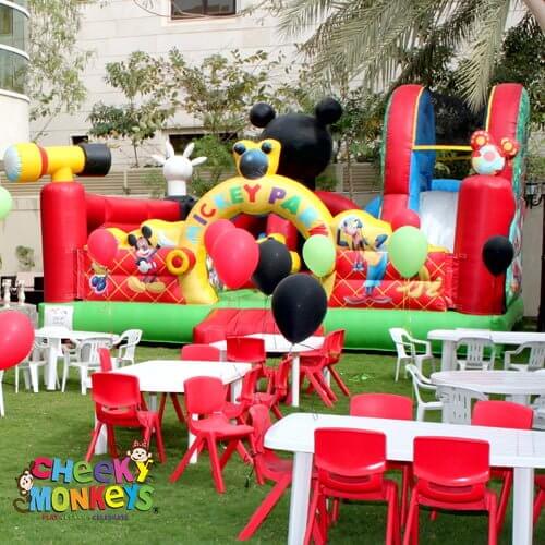 Kids Birthday Party Mouse Park Bouncy