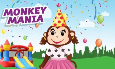 Monkey Mania Themed Outdoor Birthday Party
