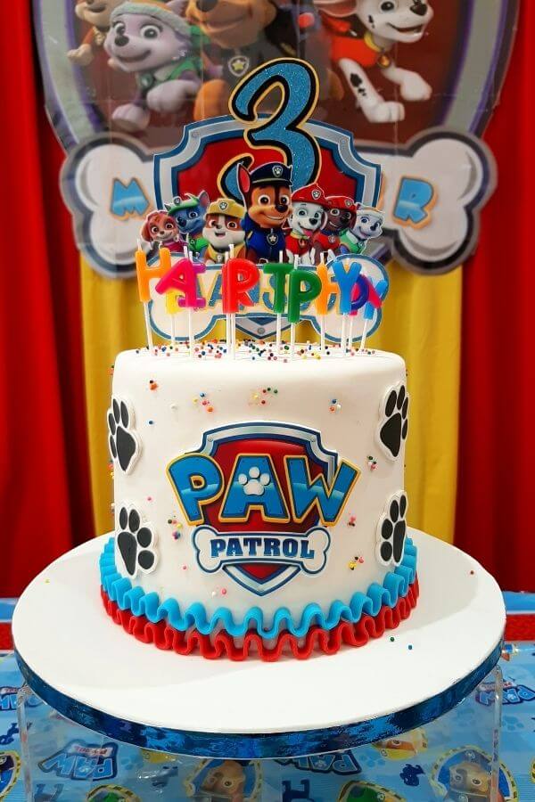 Paw Patrol Theme Cake