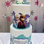 Soraya's 2nd birthday Cake - Frozen Theme