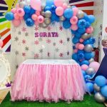 Soraya's Birthday hall decoration with Frozen Theme