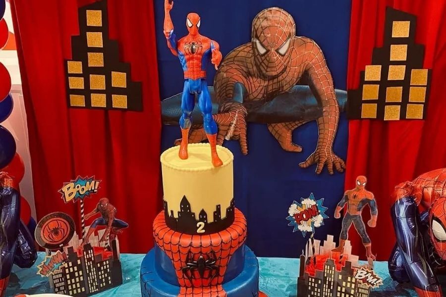 Spiderman Cake For Birthday Party