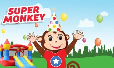 Super Monkey Themed Outdoor Birthday Party
