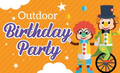 Cheeky Monkeys Outdoor Birthday party